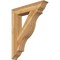 Ekena Millwork Funston Traditional Rough Sawn Bracket, Western Red Cedar, 6"W x 34"D x 42"H BKT06X34X42FST01RWR - alternate 1